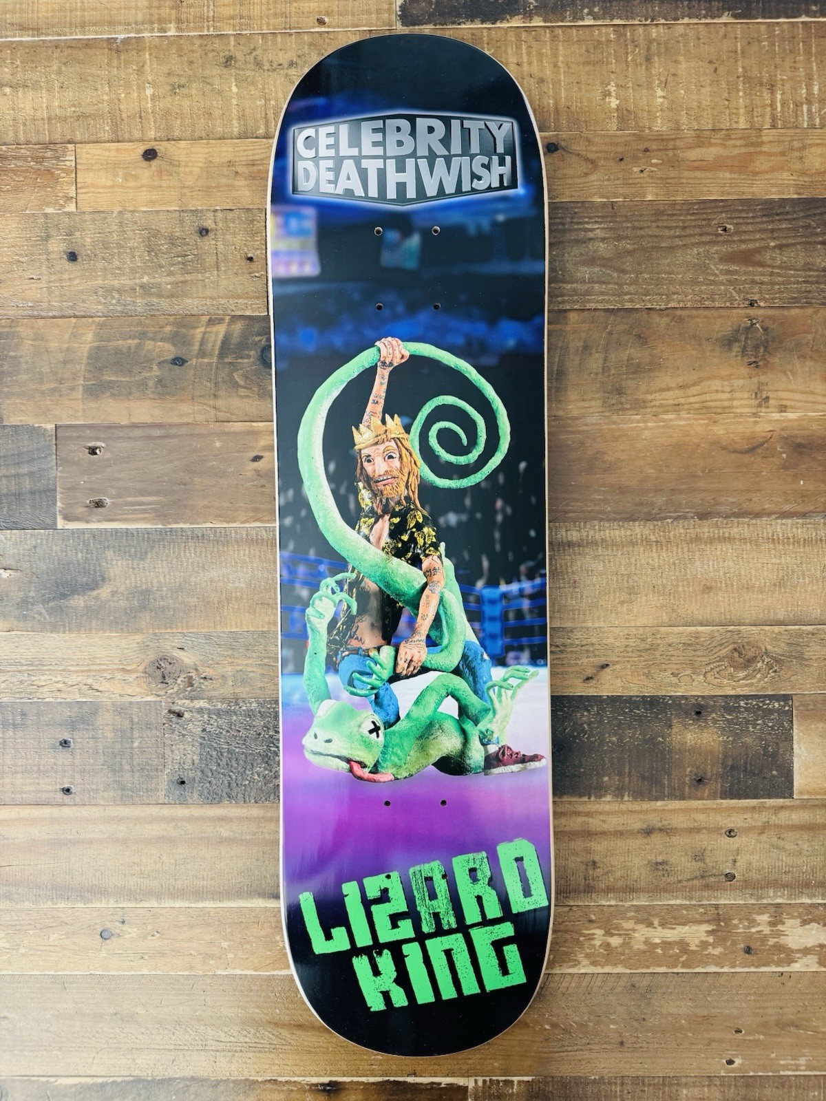Rare Deathwish Lizard King Celebrity Deathwish skateboard Deck 2018