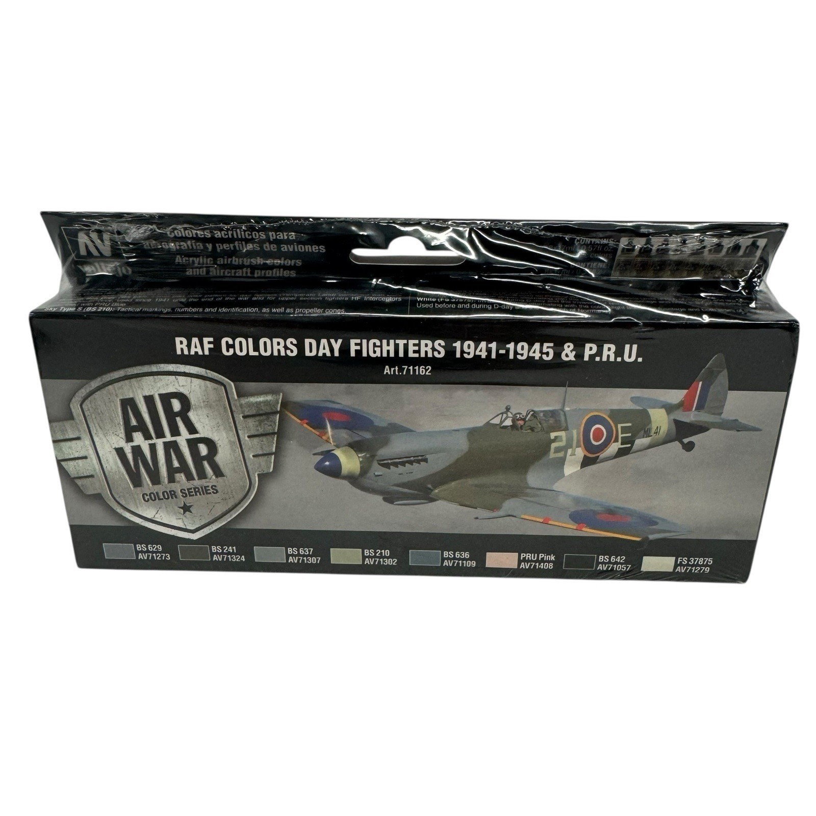 VAL71162 - AV Vallejo Model Air Set - WWII RAF Day Fighters (x8) VAL71162 - AV Vallejo Model Air Set - WWII RAF Day Fighters (x8)