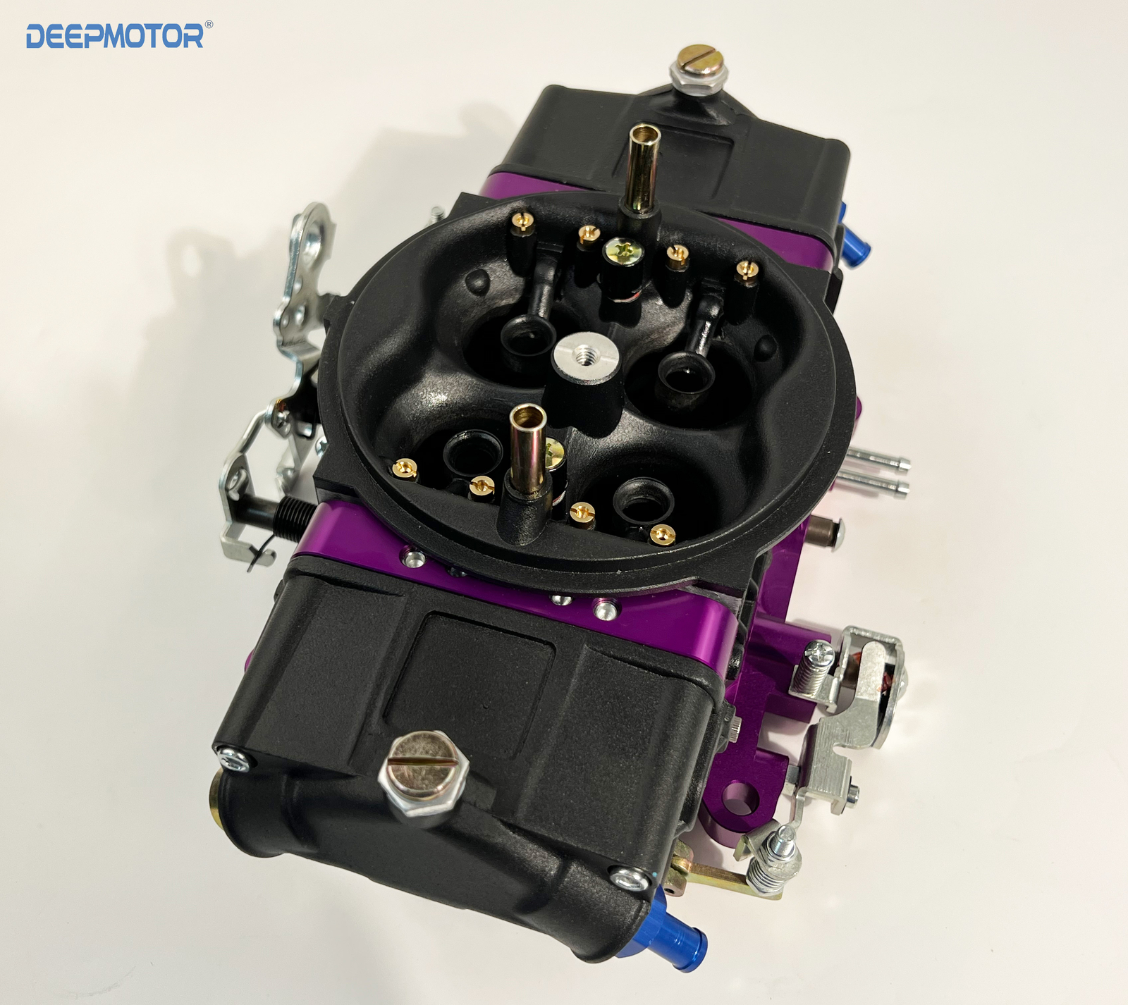Deepmotor Aluminum 750 CFM Carburetor Double Pumper Mechanical Secondary 4150