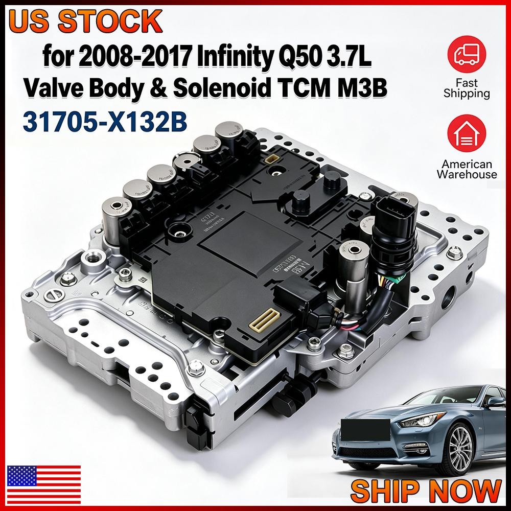 FOR  2014-2019 Infinity Q50 Q60 3.7L Valve Body TCM 31705-X132B RE7R01A