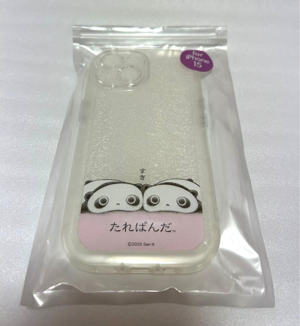 SAN-X Tarepanda Smartphone Case for iPhone 15 SAN-X SAN-X SAN-X SAN-X SAN-X