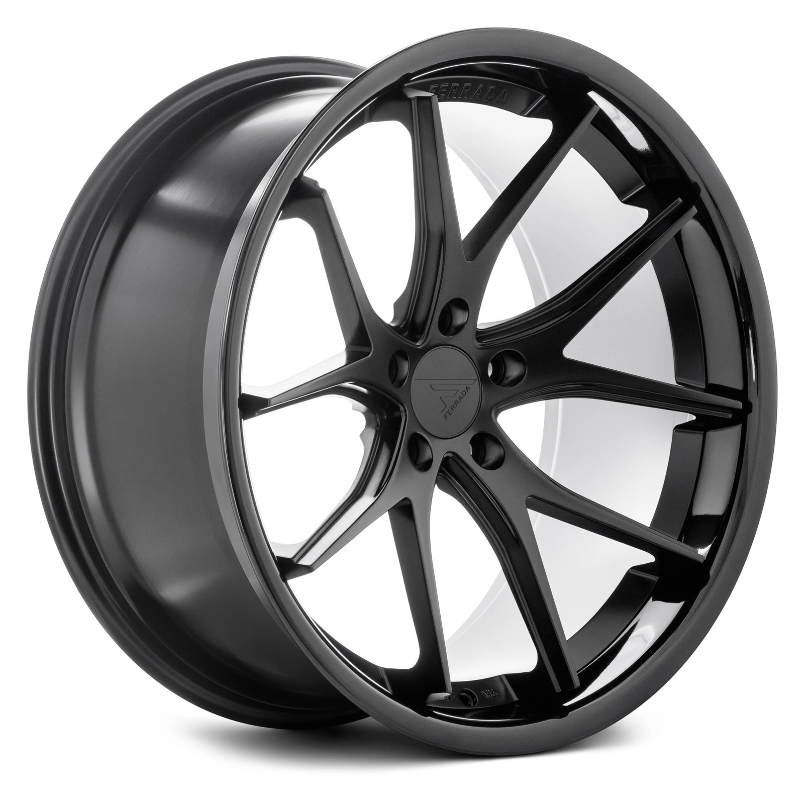 Ferrada FR2 Wheel 20x10 (40, 5x120.65, 72.56) Black Single Rim