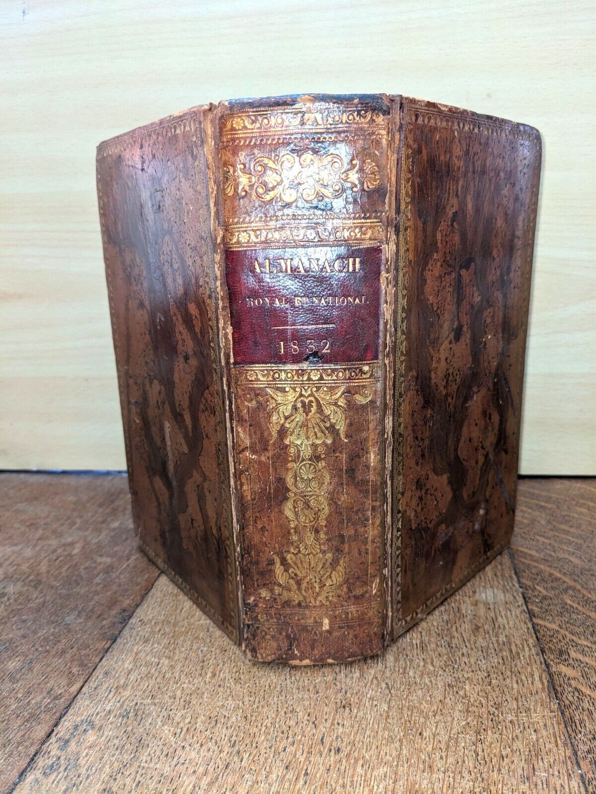 antique book - Royal and National Almanac, for the year 1832