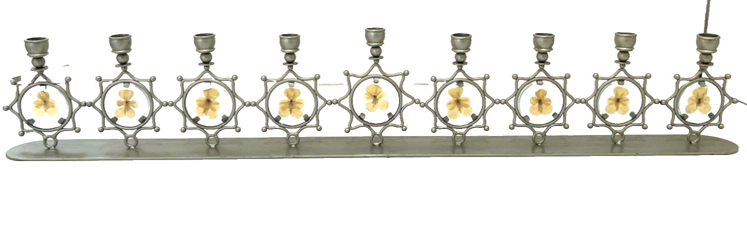 Vg Jewish Pressed Flowers Hanukkah Menorah From Jerusalem Israel Judaica Judaism Vg Jewish Pressed Flowers Hanukkah Menorah From Jerusalem Israel Judaica Judaism