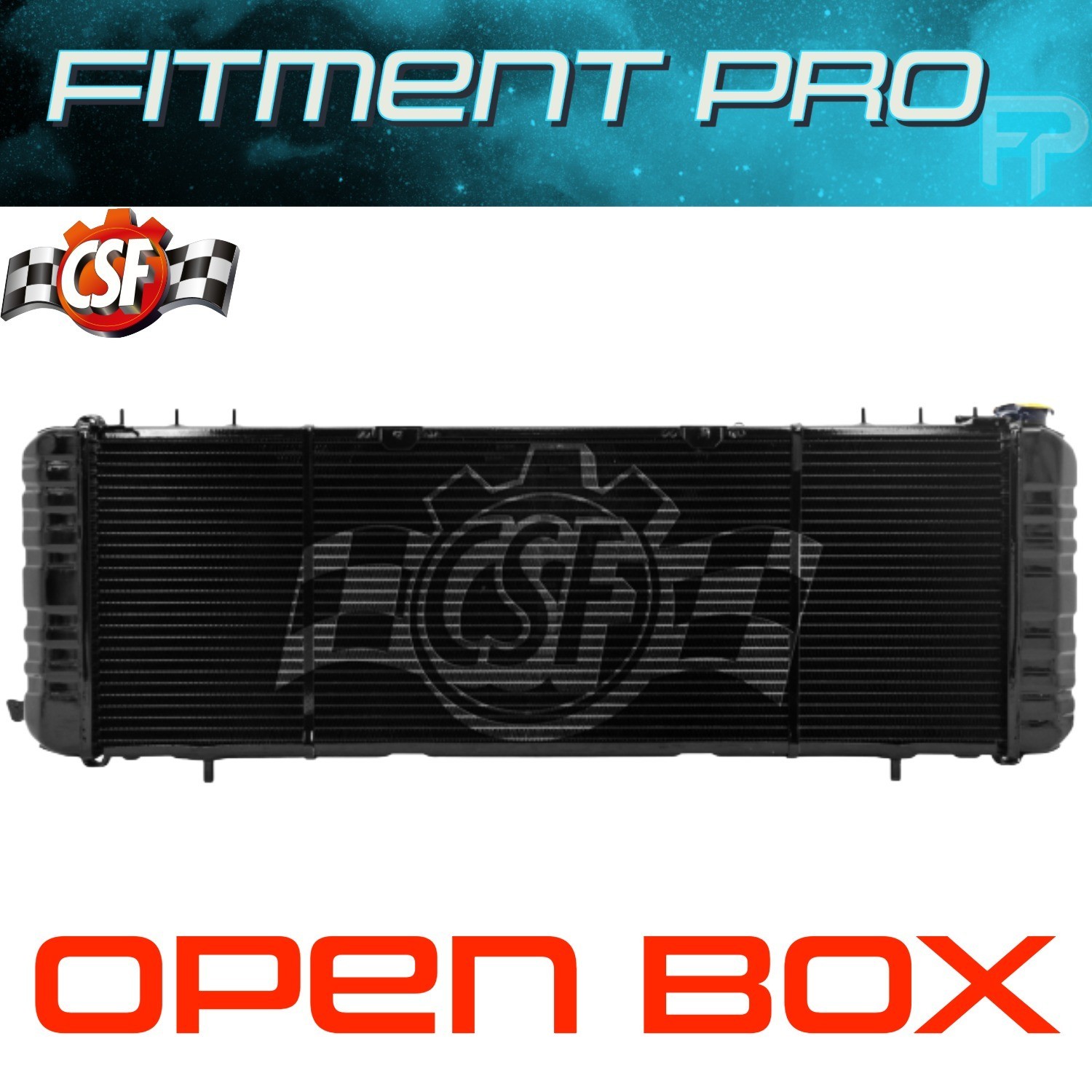 CSF 2671 3-Row Heavy Duty Copper Brass Radiator For 1991-2001 Jeep Cherokee XJ