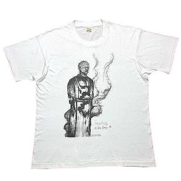 Vintage 1991 Hellraiser Clive Barker Cenobite T-Shirt Screen Stars XL White