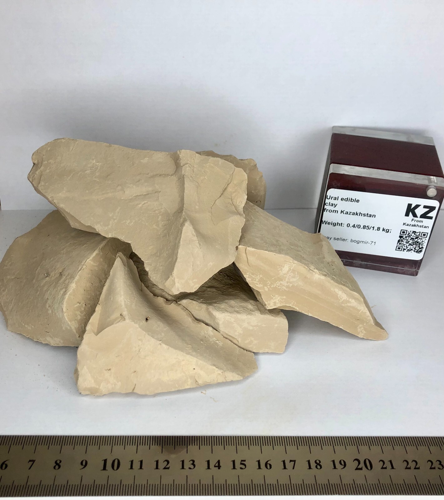 Edible Ural Clay of Kazakhstan 400/850/1800 grams