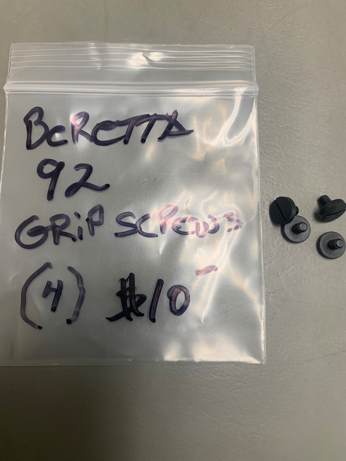 Factory Original Beretta 92 Grip Screws (4) US GI NO SALES TO CALIFORNIA Factory Original Beretta 92 Grip Screws (4) US GI NO SALES TO CALIFORNIA