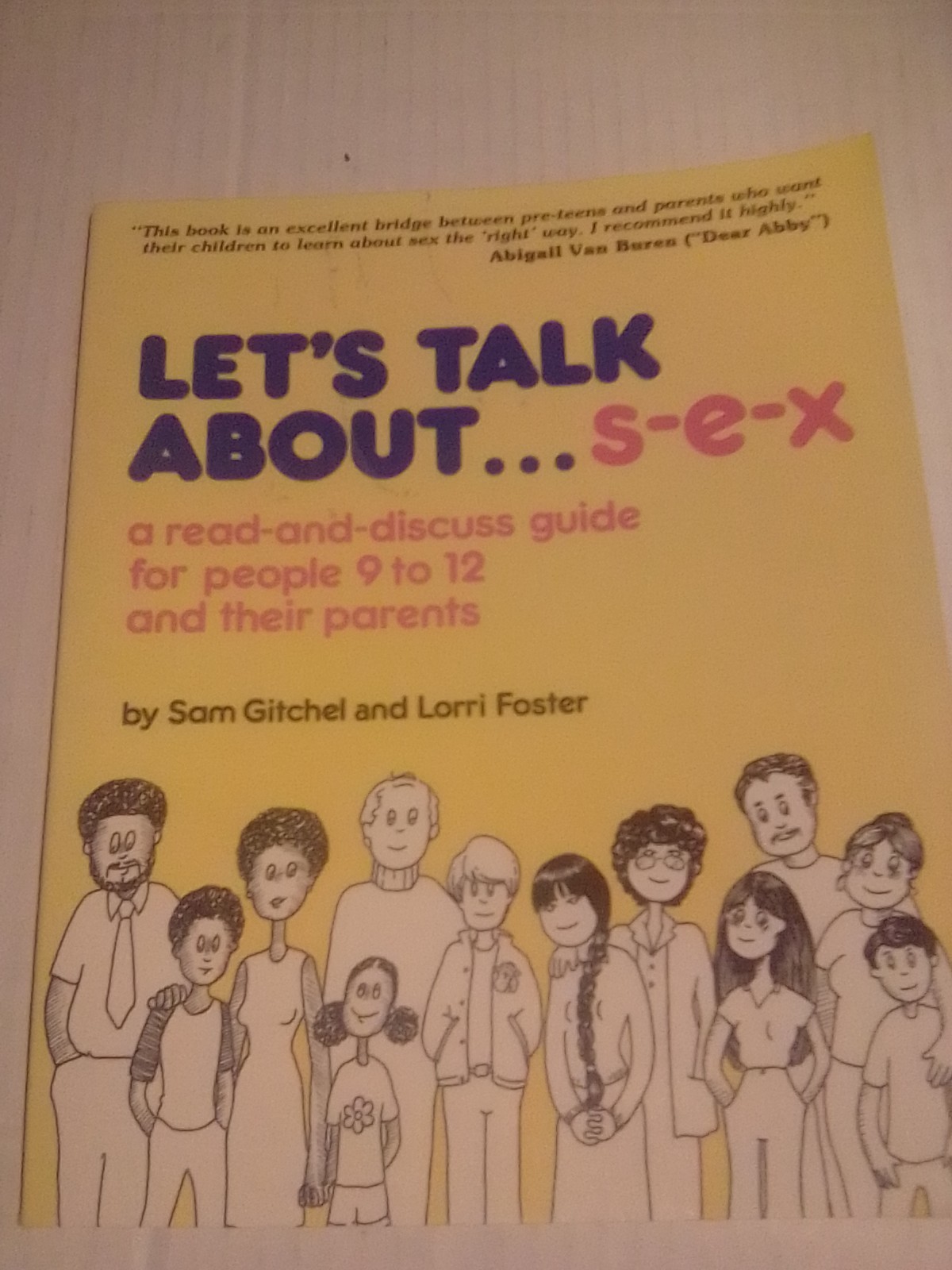 LET\'S TALK ABOUT SEX: A READ AND DISCUSS GUIDE FOR PEOPLE By Sam Gitchel & Lorri