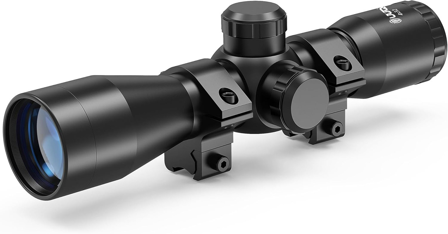UUQ Tactical 4X32 Compact .223 .308 Scope Rangefinder Reticle/W 20Mm Picatiny or