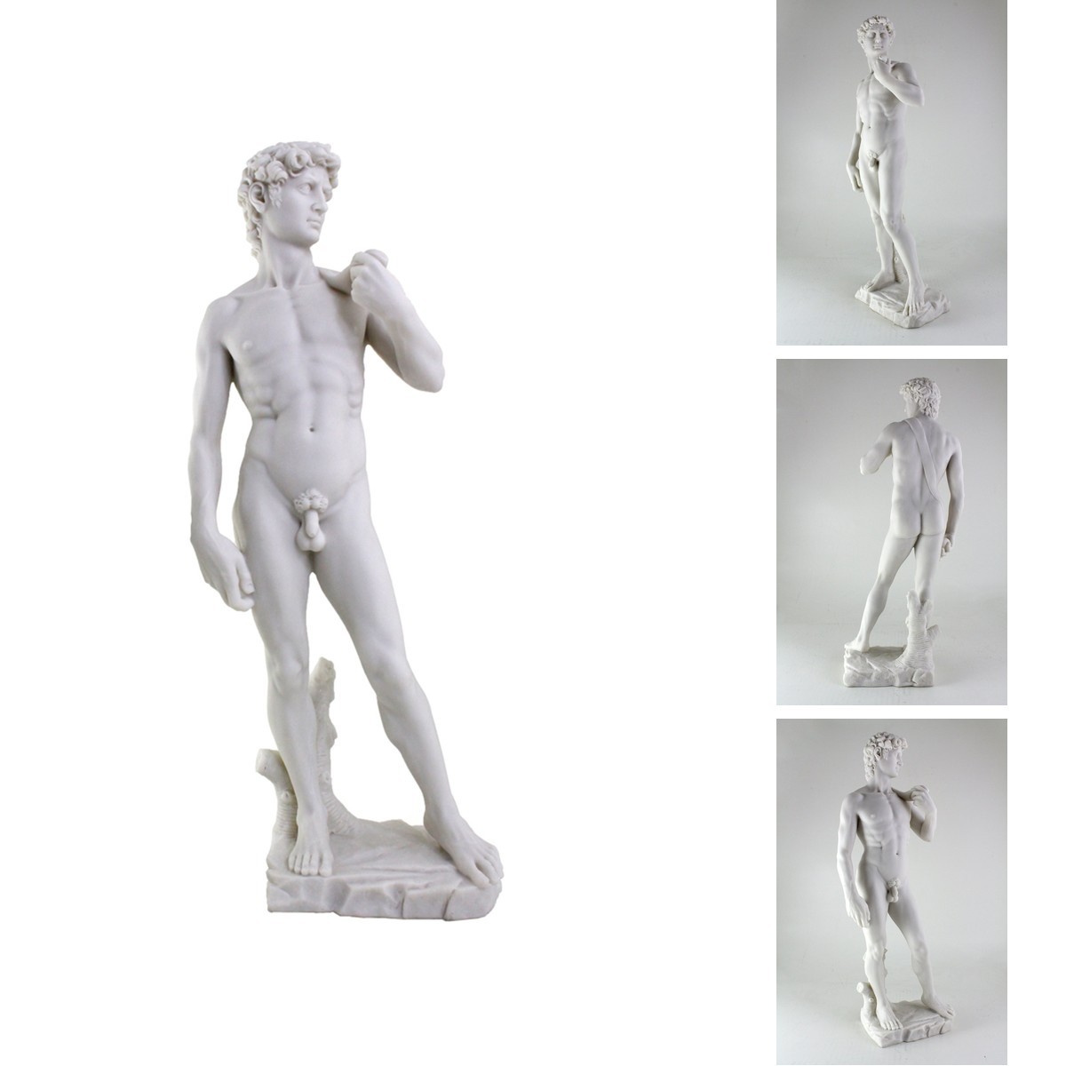 Top Collection Large 19.75 Inch Tall Michelangelo's David Statue Sculpture. Top Collection Large 19.75 Inch Tall Michelangelo's David Statue Sculpture.