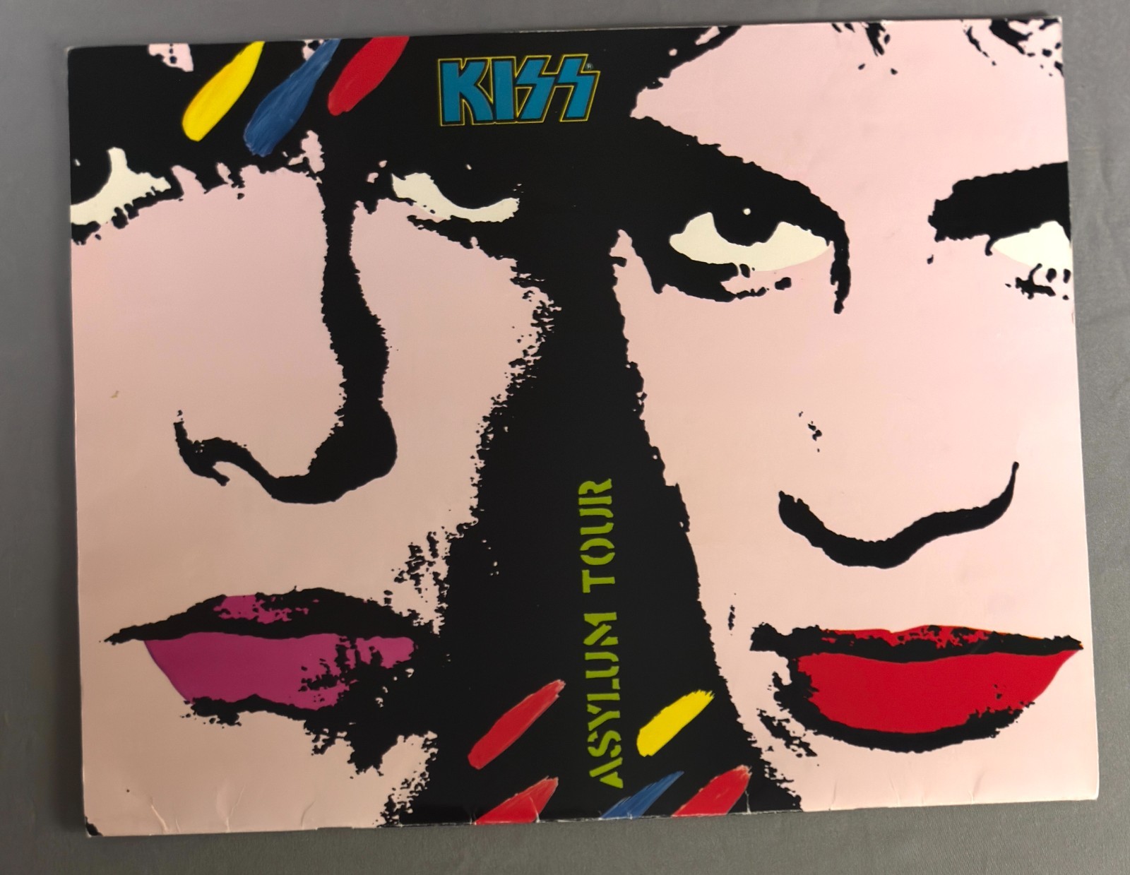 Vintage KISS Asylum Official Tour Book - Merch Program Gene Simmons Concert 1985
