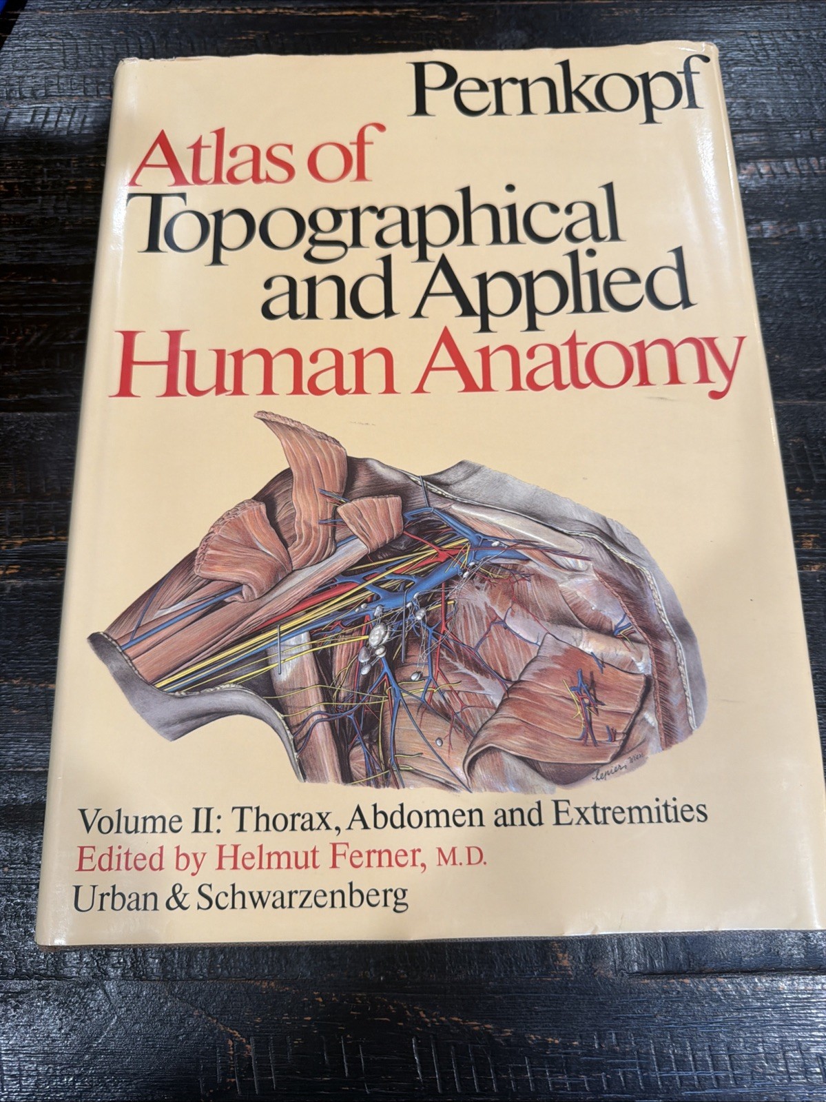 Eduard Pernkopf Atlas of Topographical and Applied Human Anatomy 1980 Vol II