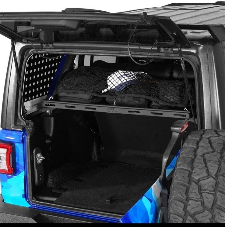 Hooke Road Trunk Cargo Rack for Jeep 07-26  Wrangler JK JL 4 Door Hardtop