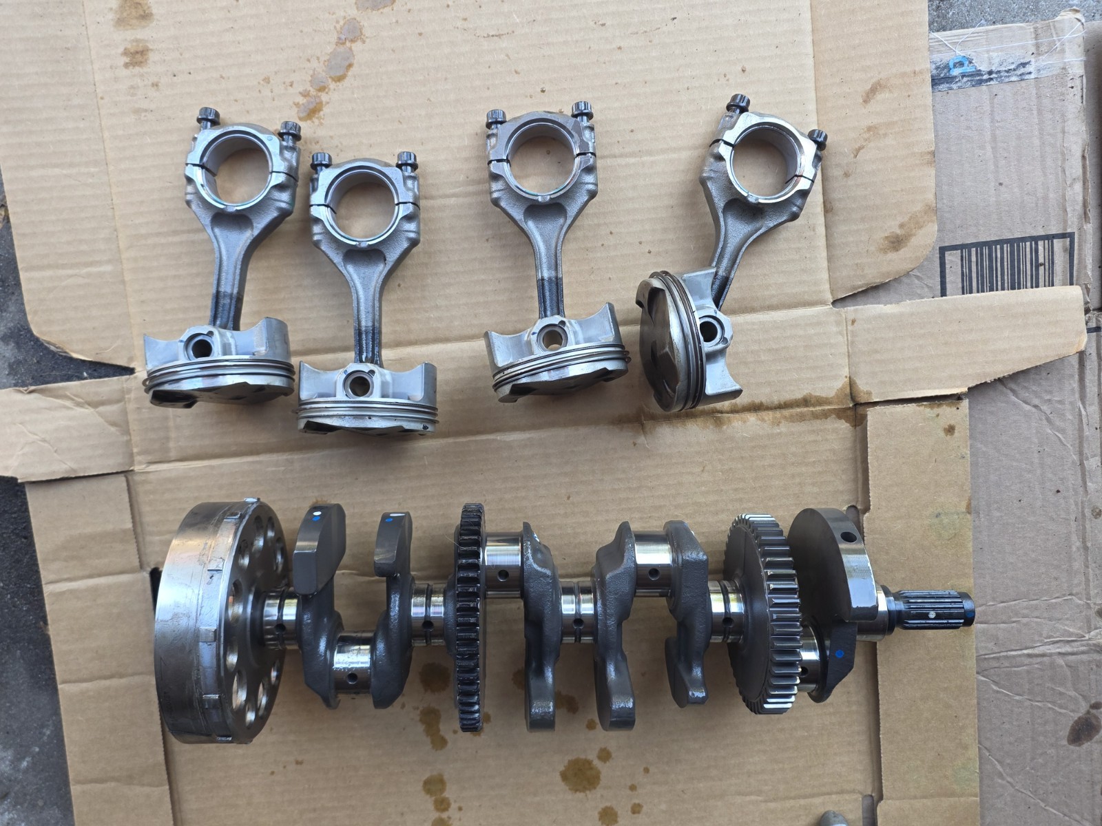 2017-2026  Honda CBR 1000 RR CBR1000RR Fireblade Engine Crank + Pistons 2026