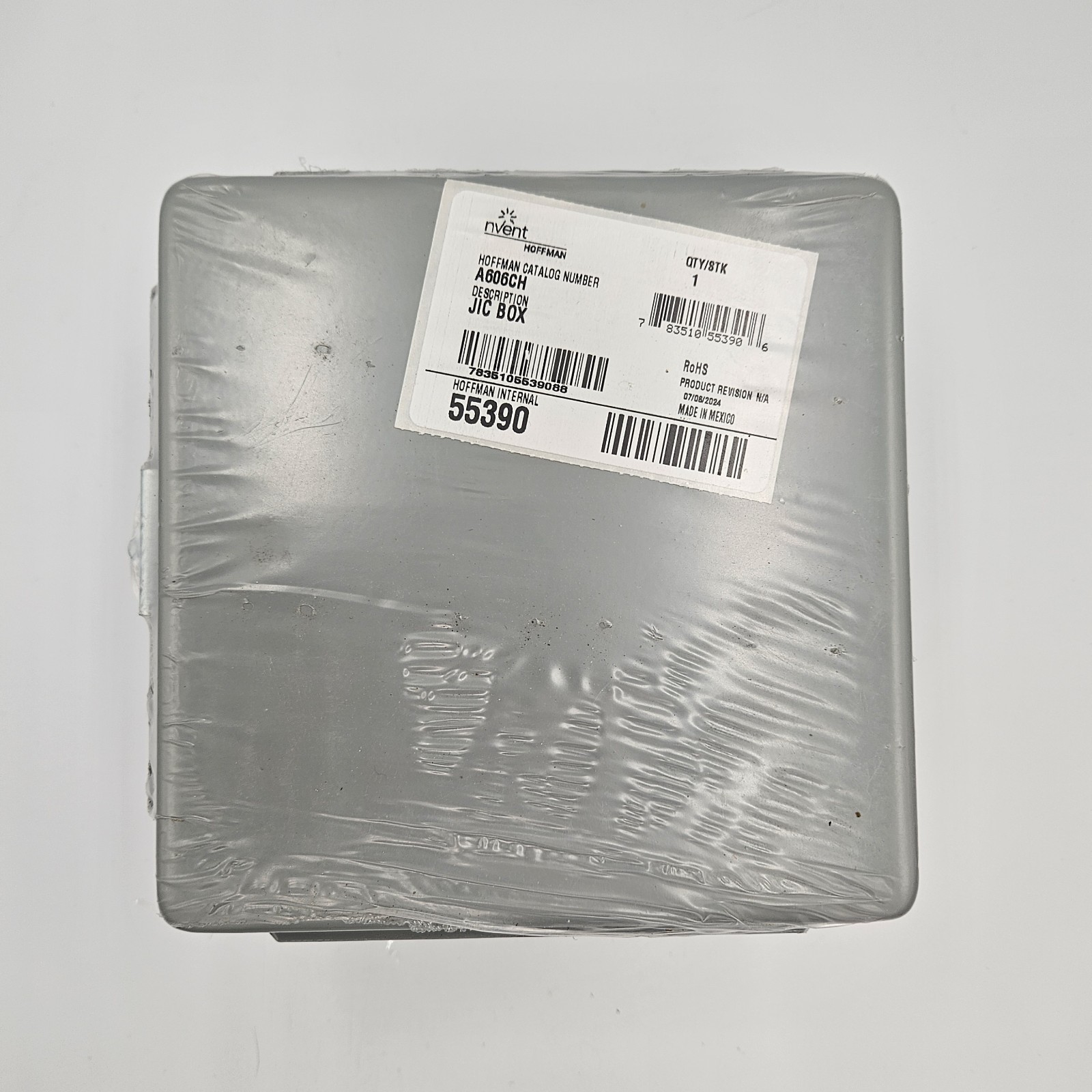 Hoffman A606CH JIC Electrical Enclosure Box Gray Steel Junction Box nVent New