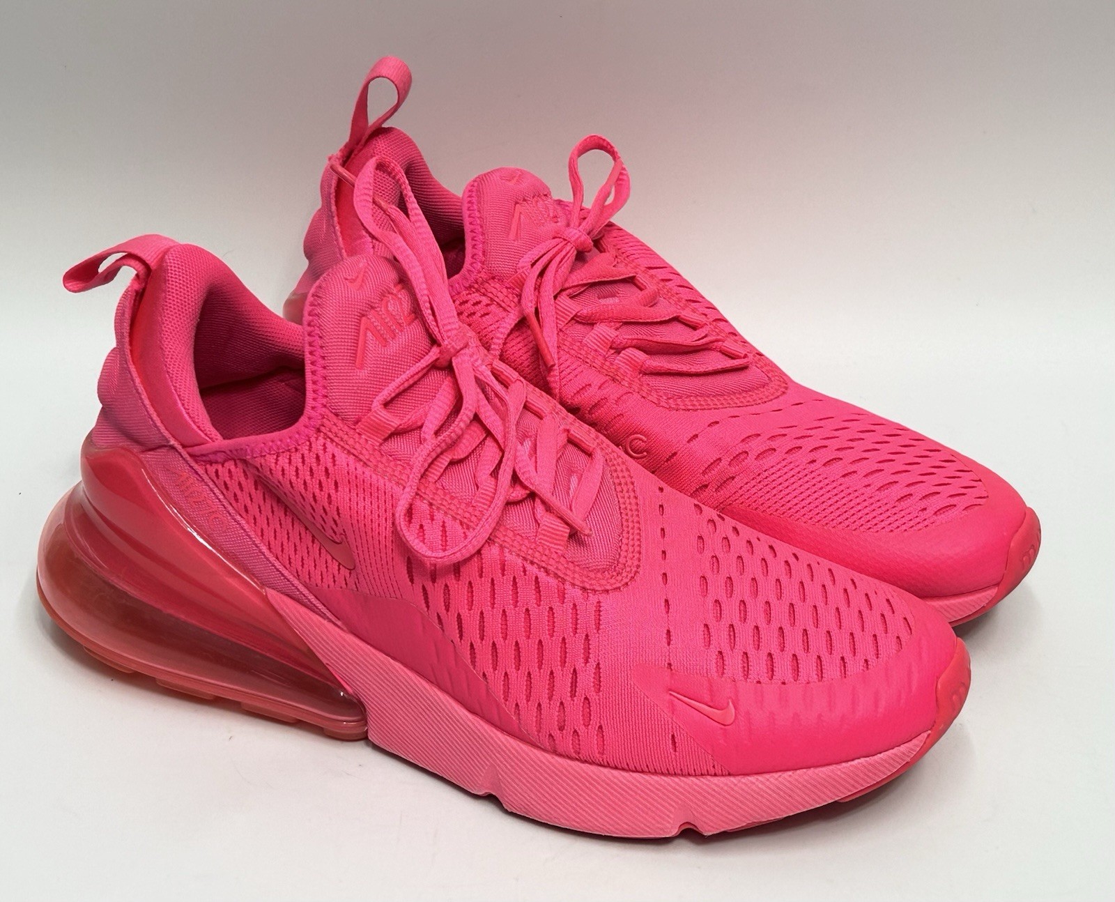 Nike Air Max 270 Triple Pink Women\'s Shoes Sneakers Size 9 EXCELLENT RARE Nike Air Max 270 Triple Pink Women\'s Shoes Sneakers Size 9 EXCELLENT RARE