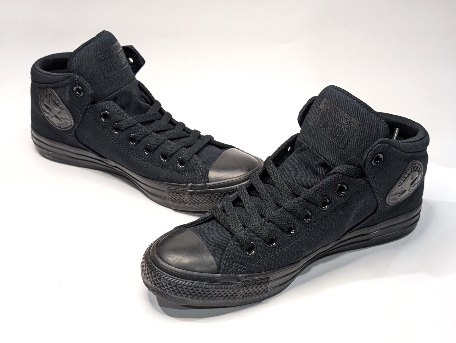 Converse CTAS High Street Black Men\'s Mid Top Sneakers-Assorted Size NWB 149432F