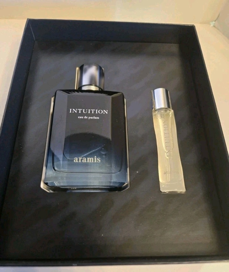 Aramis Intuition Eau De Parfum Spray 2 Pc Gift Set For Men\'s 3.4 oz 100ml + Mini Aramis Intuition Eau De Parfum Spray 2 Pc Gift Set For Men\'s 3.4 oz 100ml + Mini