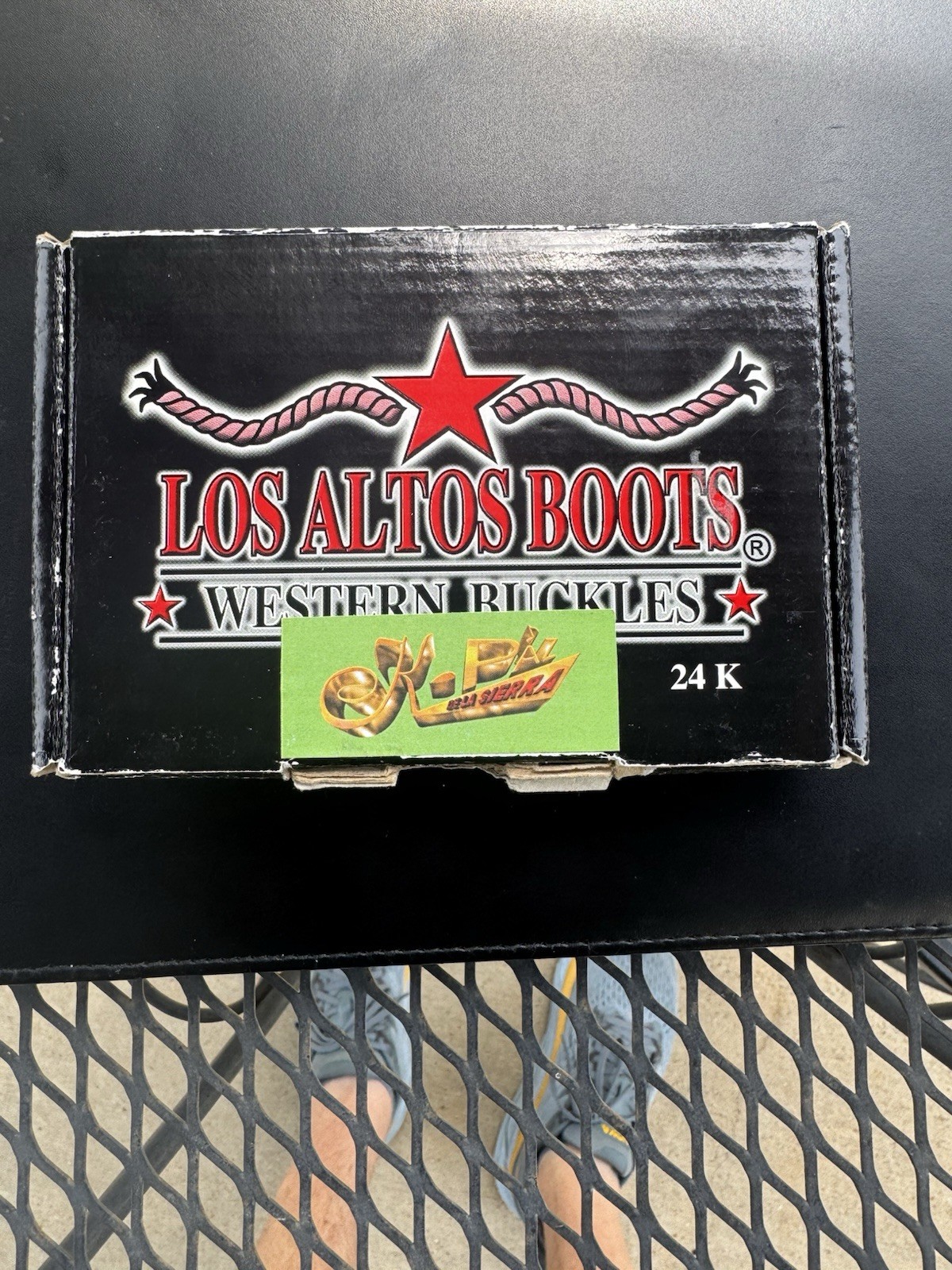 K-Paz de la Sierra belt buckle by Los Altos Boots