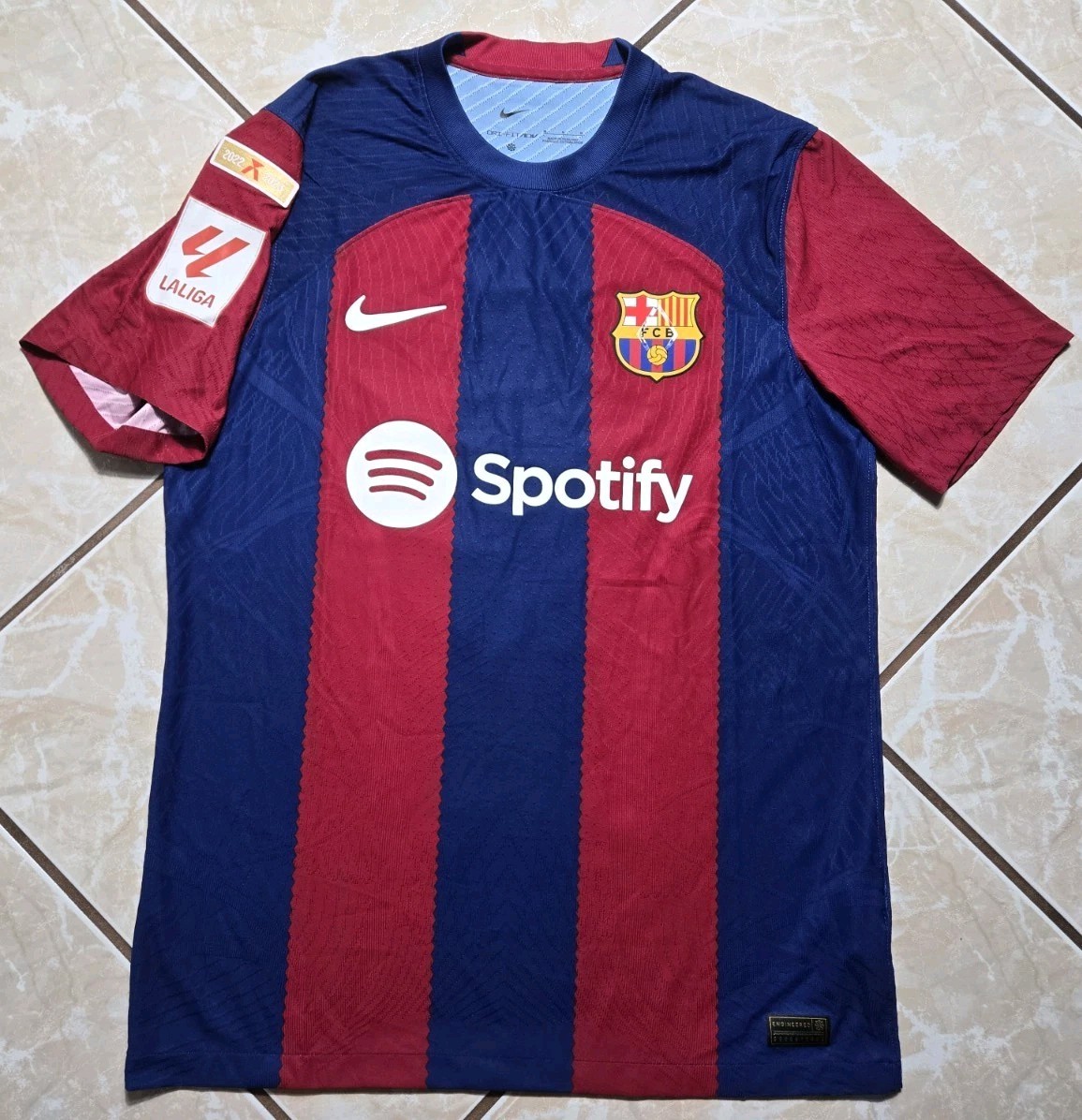 New Nike Barcelona FC Robert Lewandowski 2023/24 Authentic ADV Jersey Mens M
