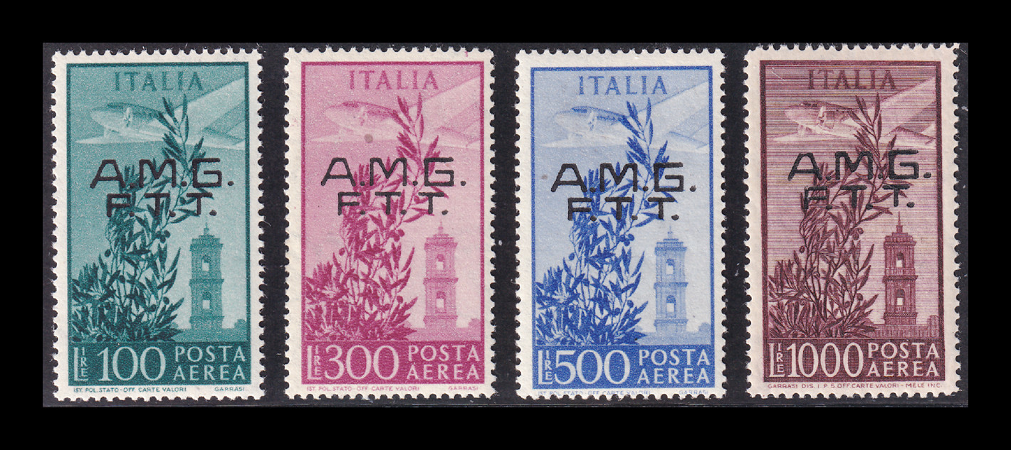 TRIESTE TO 1948 - AIRMAIL CAPITOL SERIES MNH - CERTIFICATE € 700