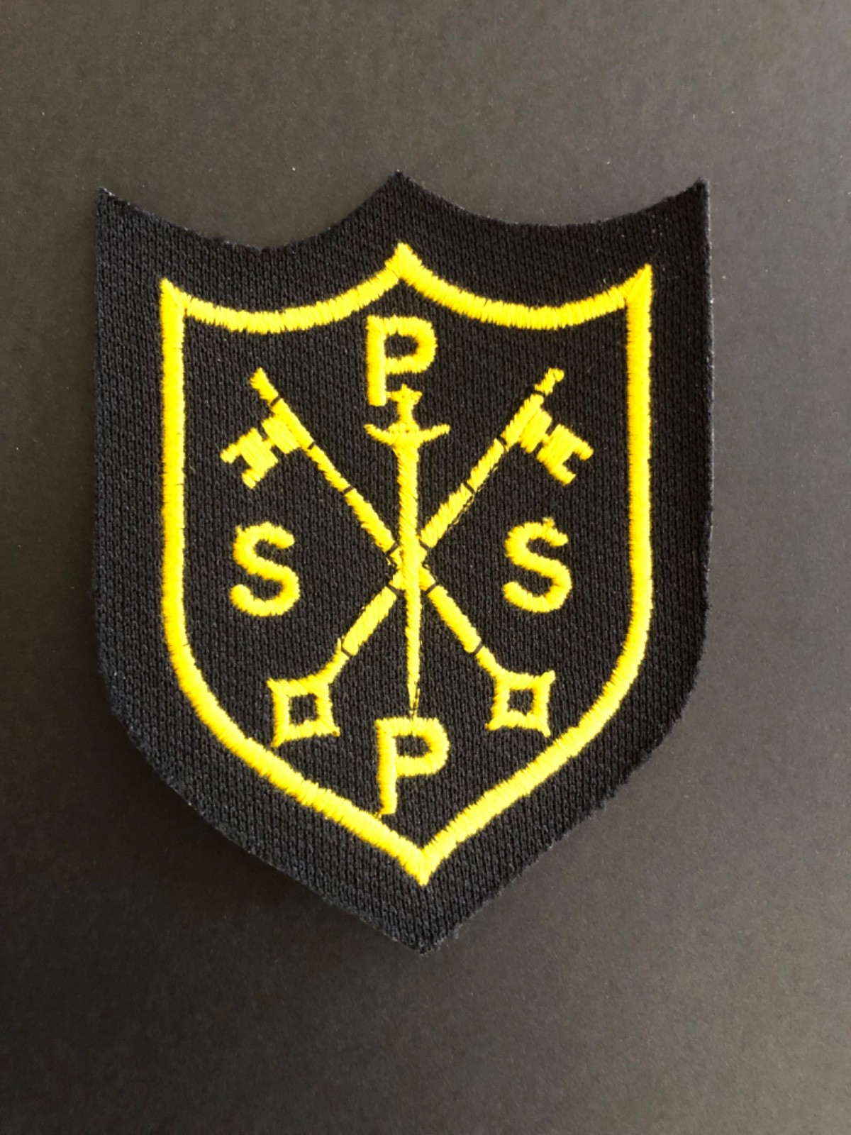 Vintage cloth patch blazer badge St Peter St Paul Catholic School Vintage cloth patch blazer badge St Peter St Paul Catholic School