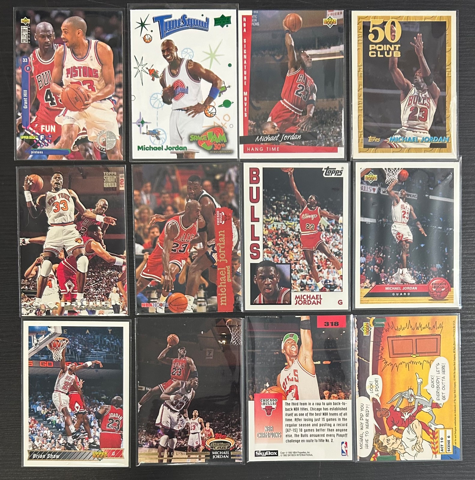 Michael Jordan Lot (9 Cards) + 3 Bonus Jordan Feature Cards | 1992–1996 Mix