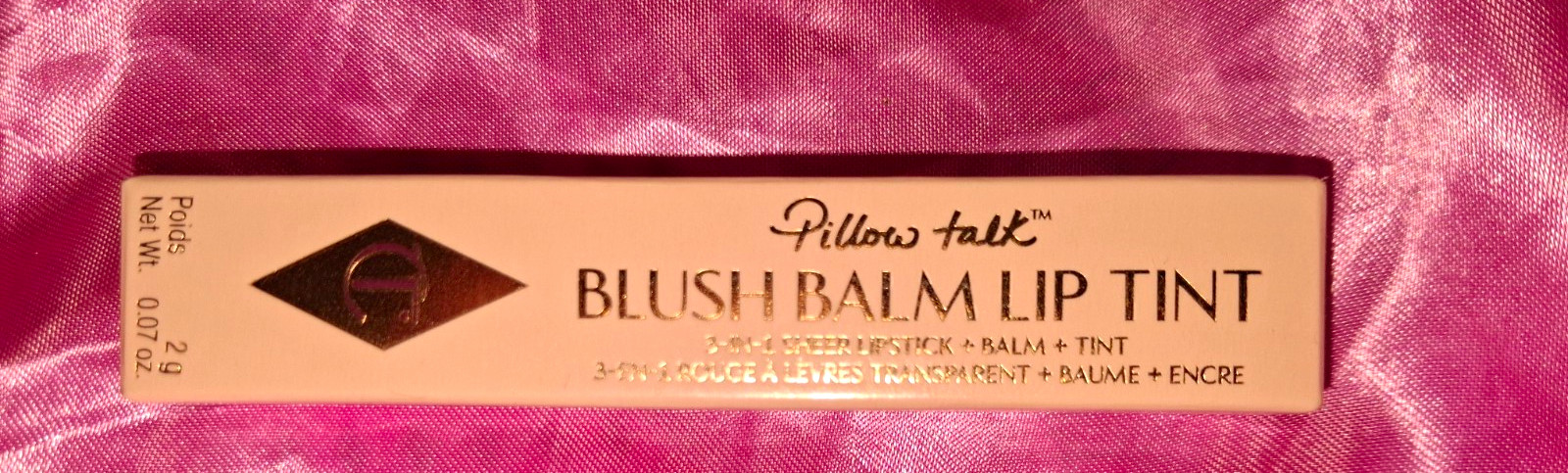 Charlotte Tilbury Pillow Talk Lip Tint 3-in-1 Sheer Balm Stick 0.07 oz