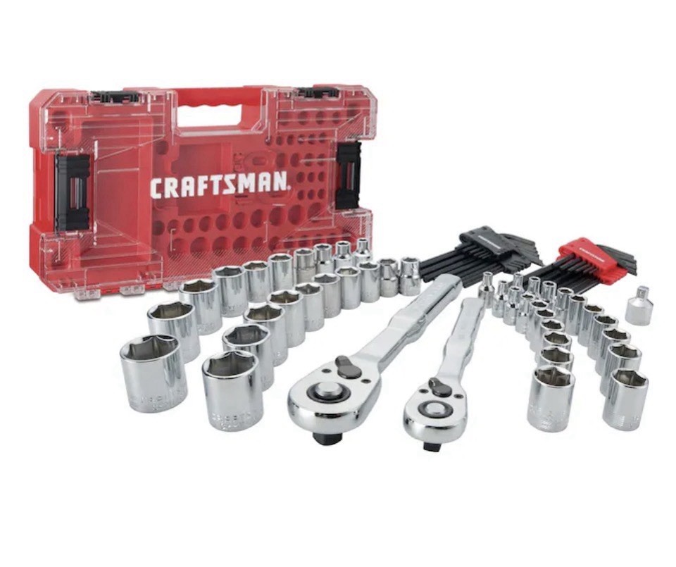 Craftsman 71-Piece Versastack Mechanics Tool Set (CMMT45171). Craftsman 71-Piece Versastack Mechanics Tool Set (CMMT45171).
