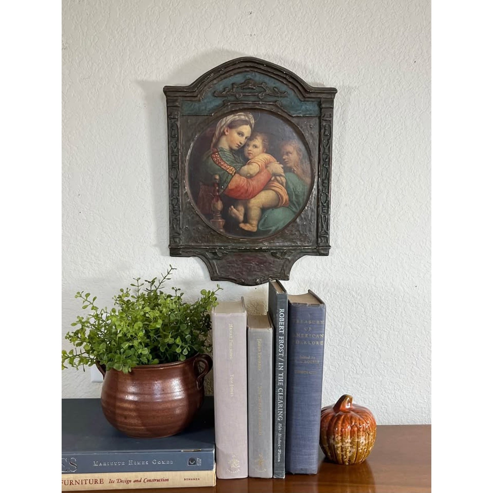 Antique Madonna della Seggiola Wall Plaque art Antique Madonna della Seggiola Wall Plaque art