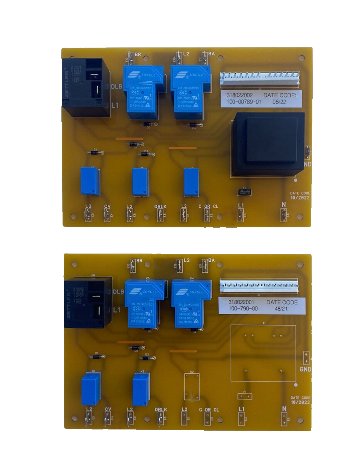 318022002 and 318022001 New Relay Board Set [ 90 DAY Guaranty ]