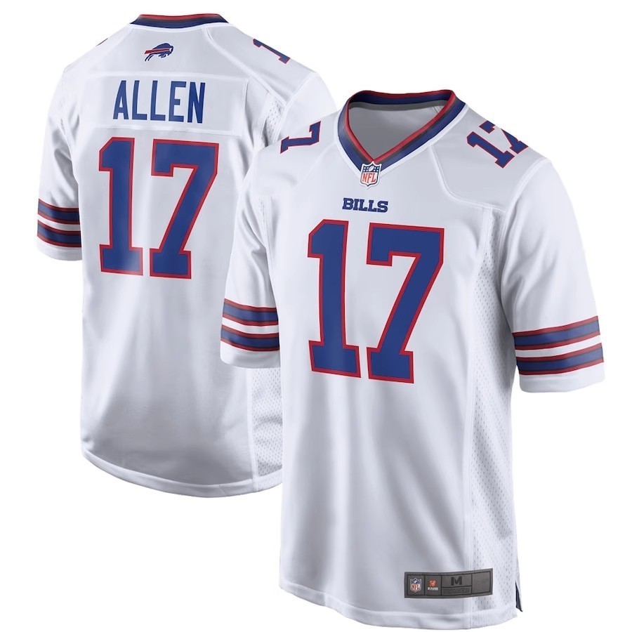 Josh Allen #17 Buffalo Bills Printed Football Jersey Premium Men High Quality Josh Allen #17 Buffalo Bills Printed Football Jersey Premium Men High Quality