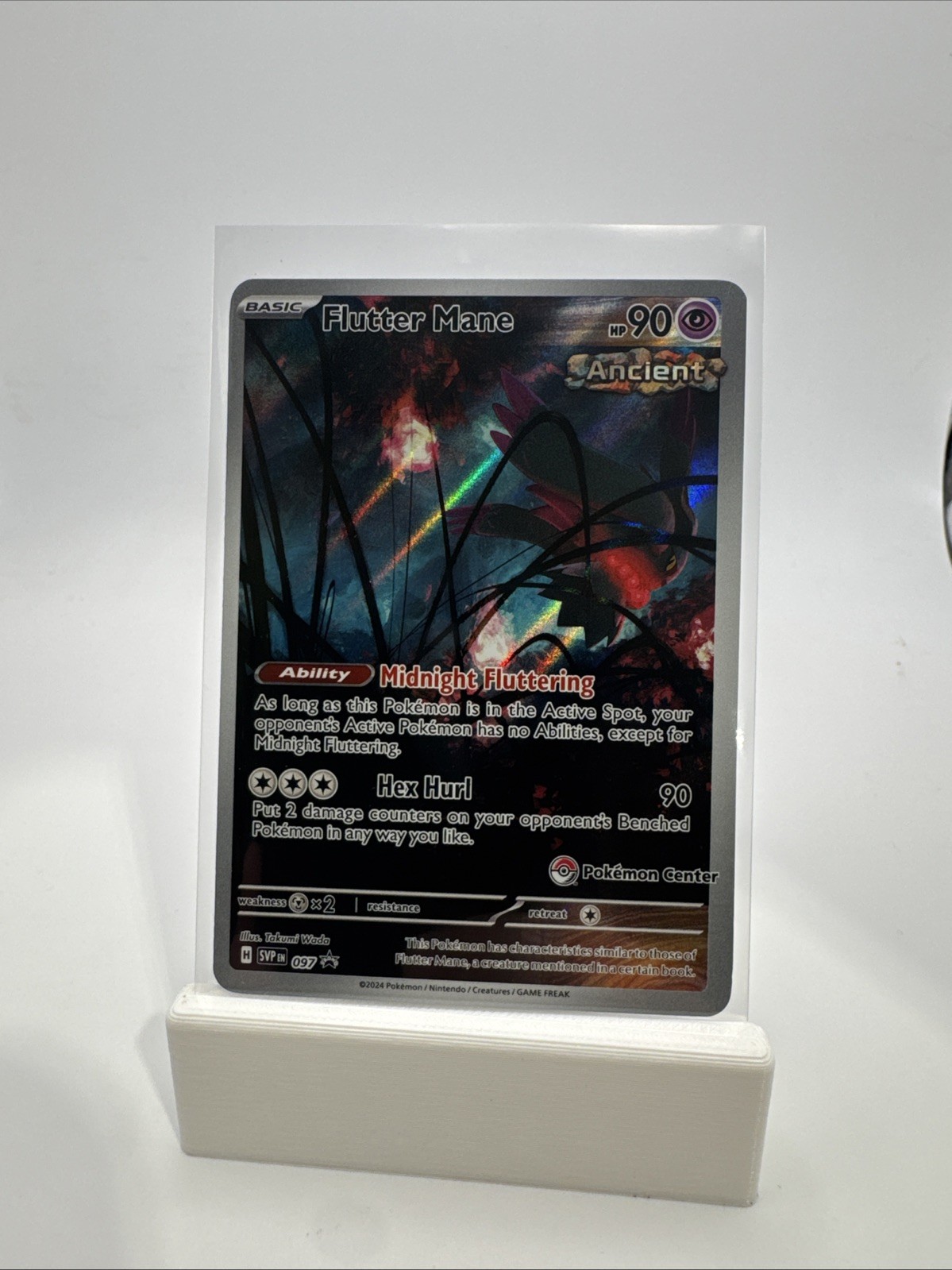 Flutter Mane #097 Pokemon Center Promo NM/Near Mint Pokemon 2024
