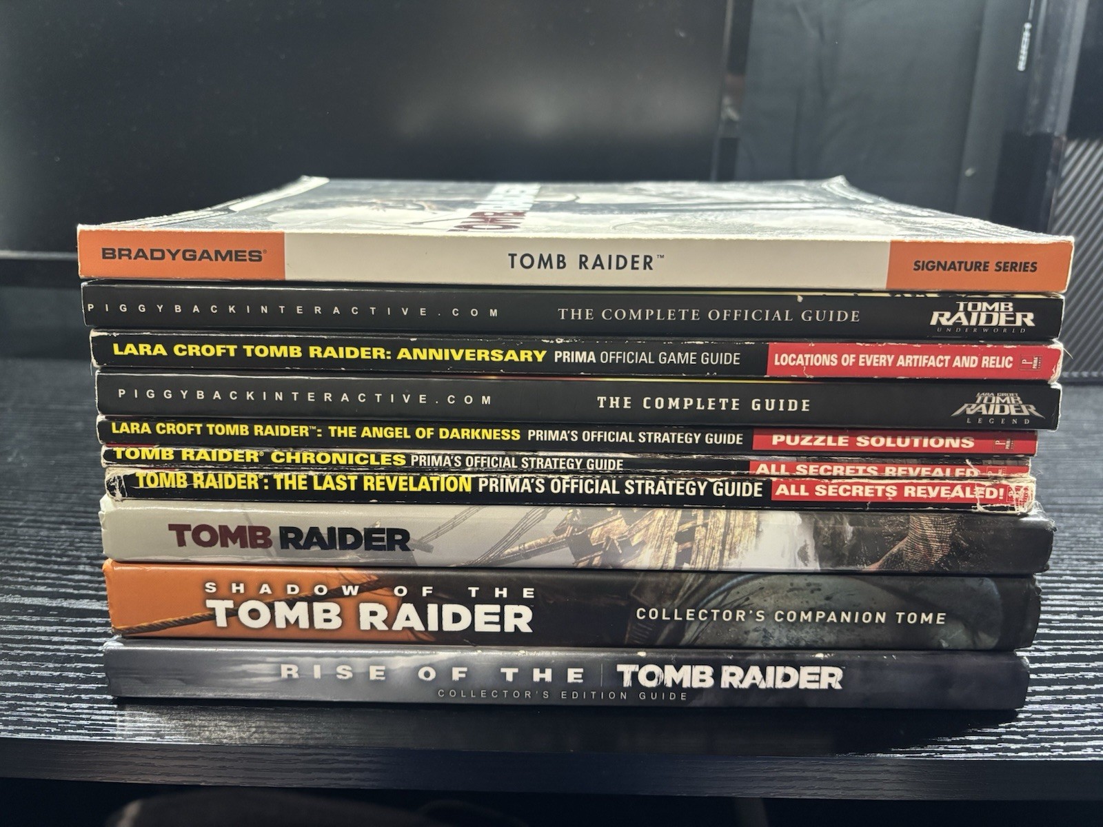 Tomb Raider Official Strategy Guide Lot Lara Croft Brady Games Prima Hardcover