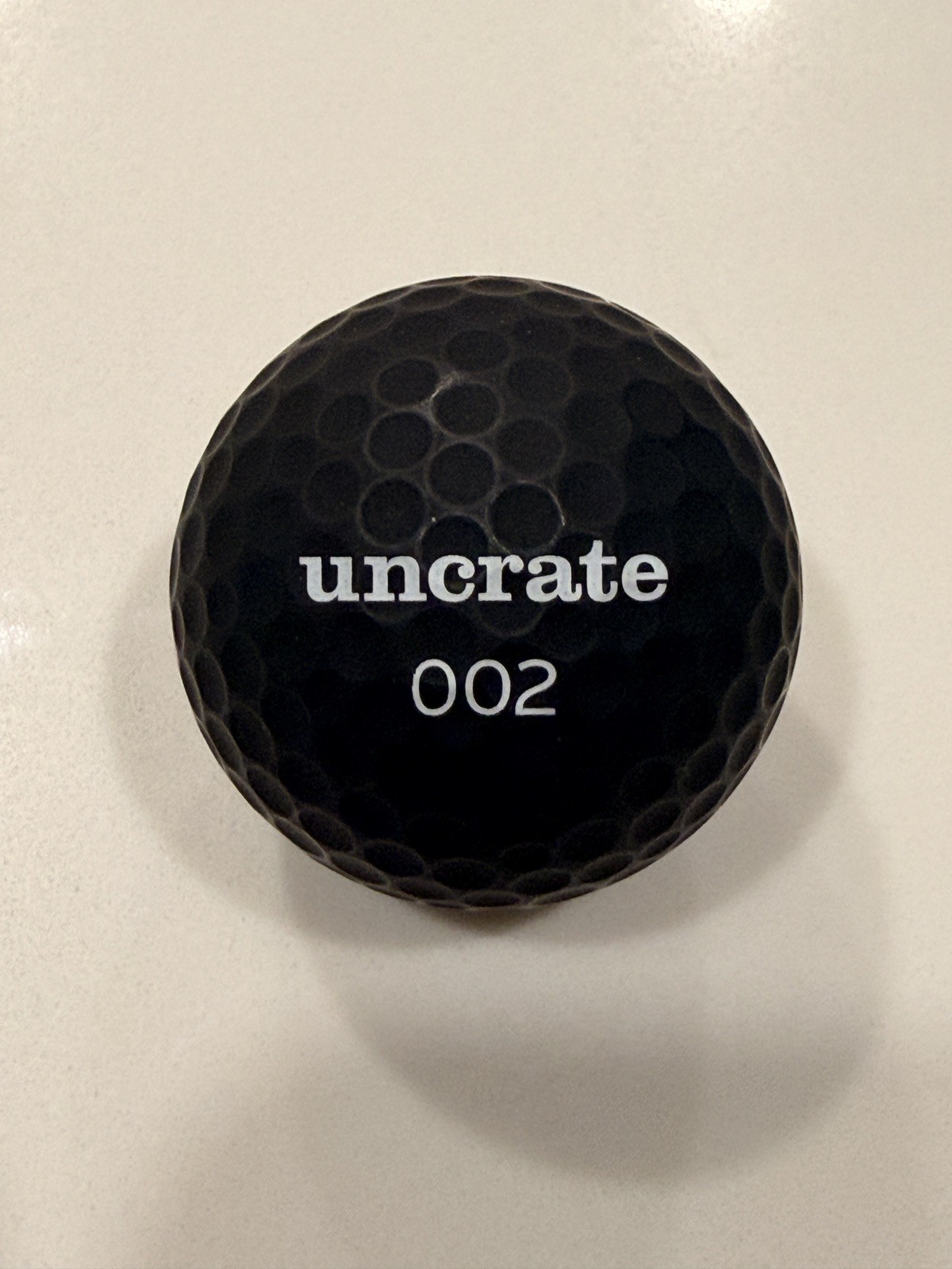 Vice x Uncrate Matte Black Golf Ball 002 Limited Edition- Brand New