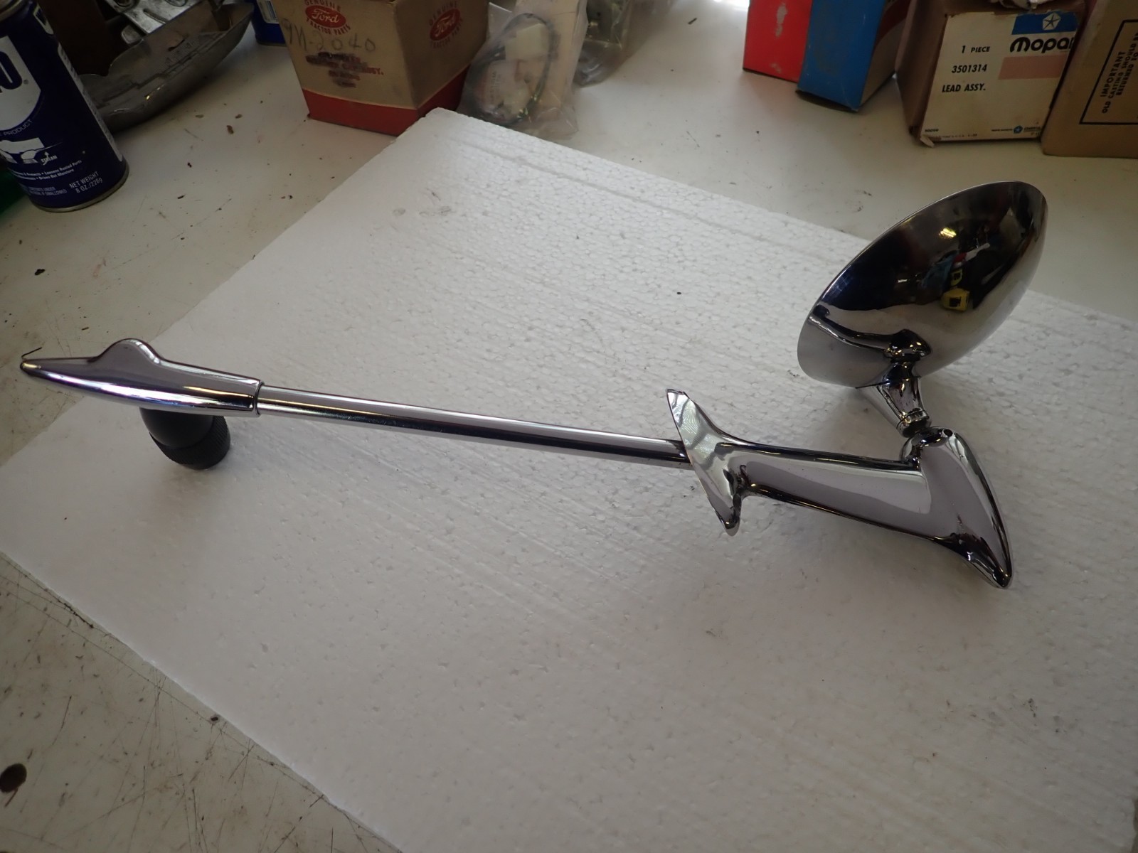 NOS 1953 1954 Remote Mirror Bel air 210 150 Exterior Adjustable Mirror GM NOS 1953 1954 Remote Mirror Bel air 210 150 Exterior Adjustable Mirror GM