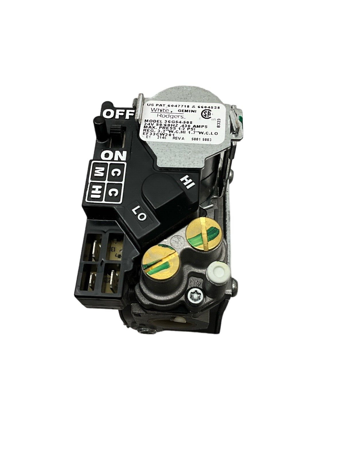 OEM Carrier Bryant Payne WR Furnace Gas Valve PEF33CW201 EF33CW201 36G54-508