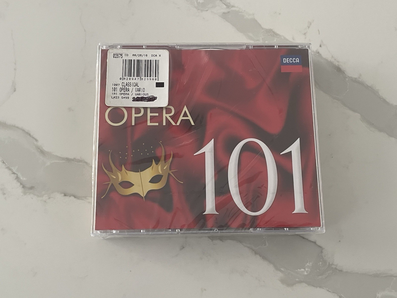 101 Opera - Puccini Verdi Wagner Gounod Mozart - Classical 6 CDs Discs w insert