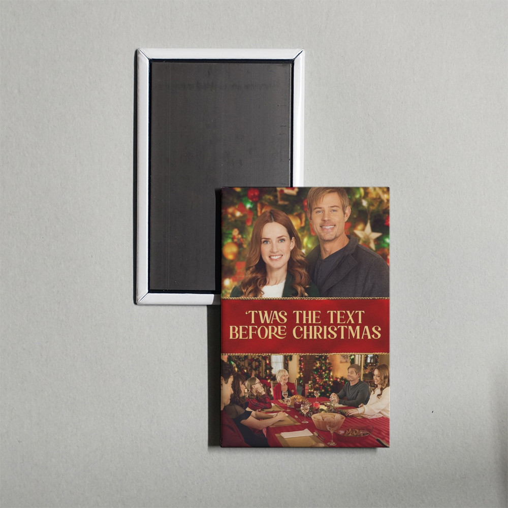 \'Twas the Text Before Christmas Mini Movie Poster Fridge Locker Magnet \'Twas the Text Before Christmas Mini Movie Poster Fridge Locker Magnet