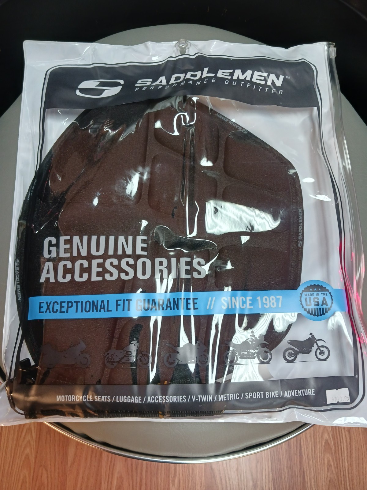 SADDLEMEN Memory Foam Gel Pad - Large 0810-0521