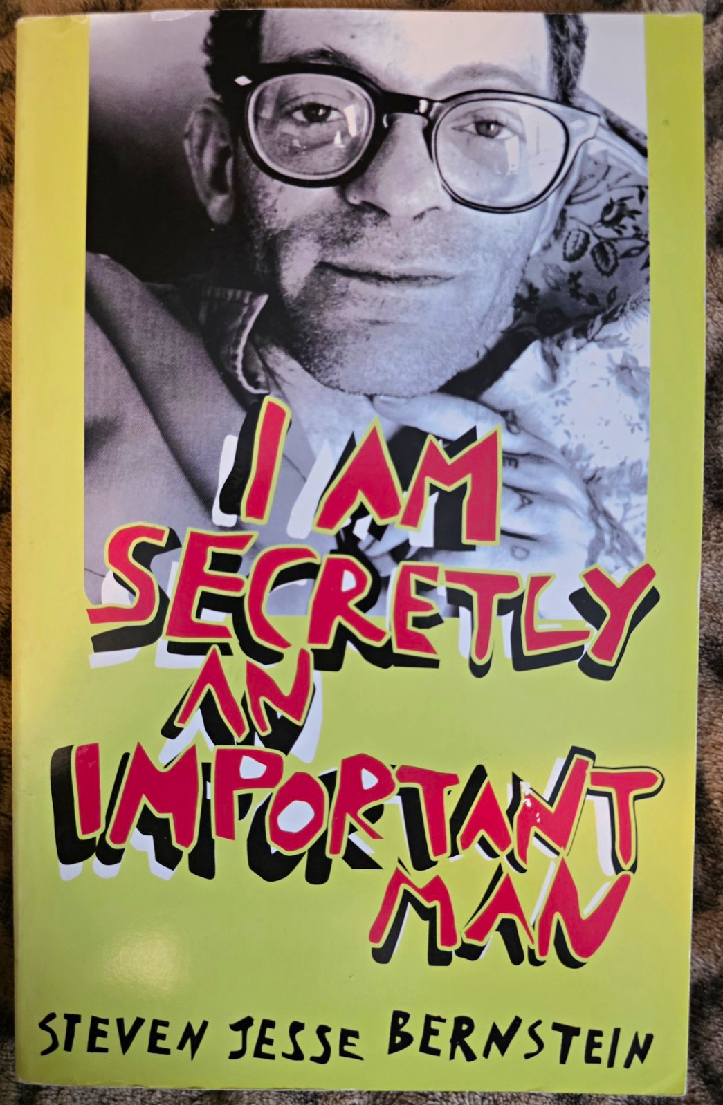 RARE Steven Jesse Bernstein I Am Secretly an Important Man 1996 Zero Hour RARE Steven Jesse Bernstein I Am Secretly an Important Man 1996 Zero Hour