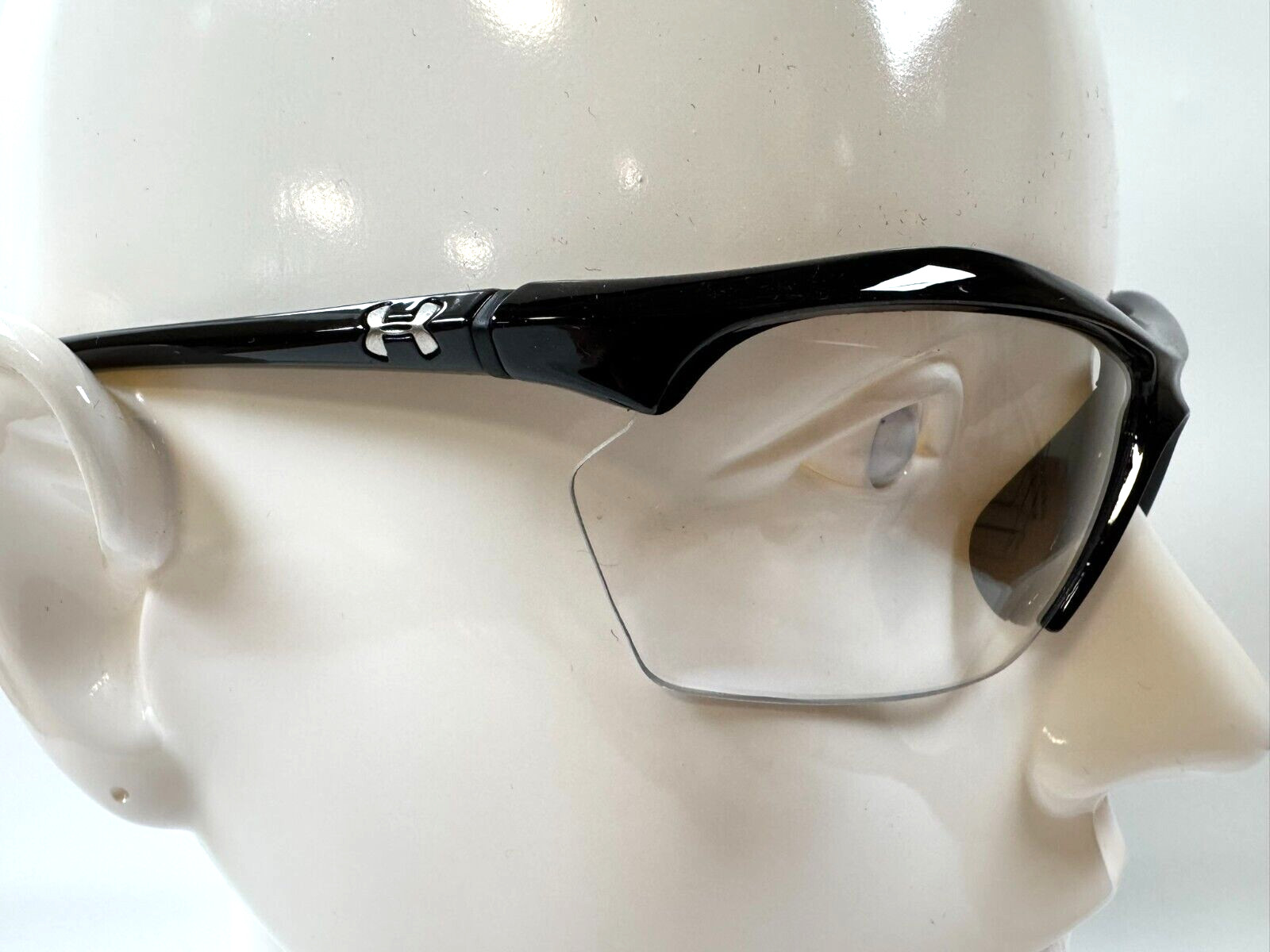 Under Armour Zone XL Safety Glasses Rimless Anti-Fog Wrap Around Durable Comfort