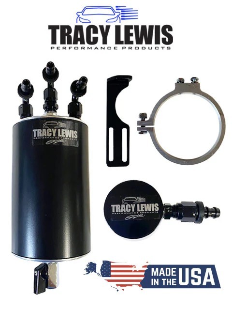The Ultimate Patented RX/Tracy Lewis oil catch can kit from the inventor
