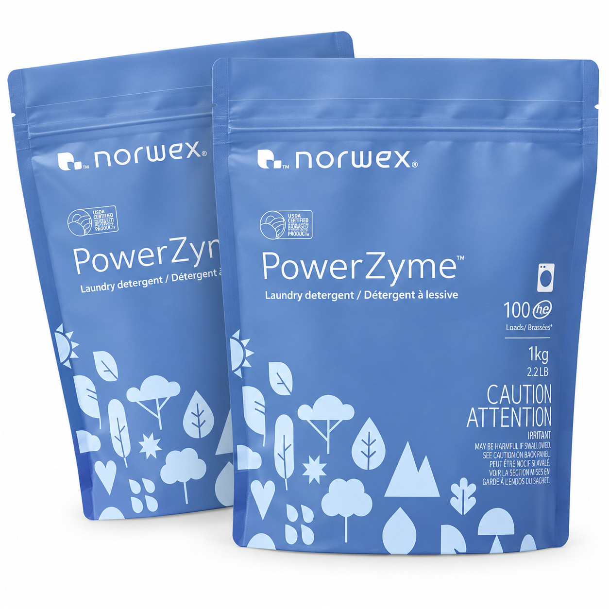 2x Norwex PowerZyme Laundry Detergent 1kg 2.2lb 100 Loads NEW Sealed 2x Norwex PowerZyme Laundry Detergent 1kg 2.2lb 100 Loads NEW Sealed