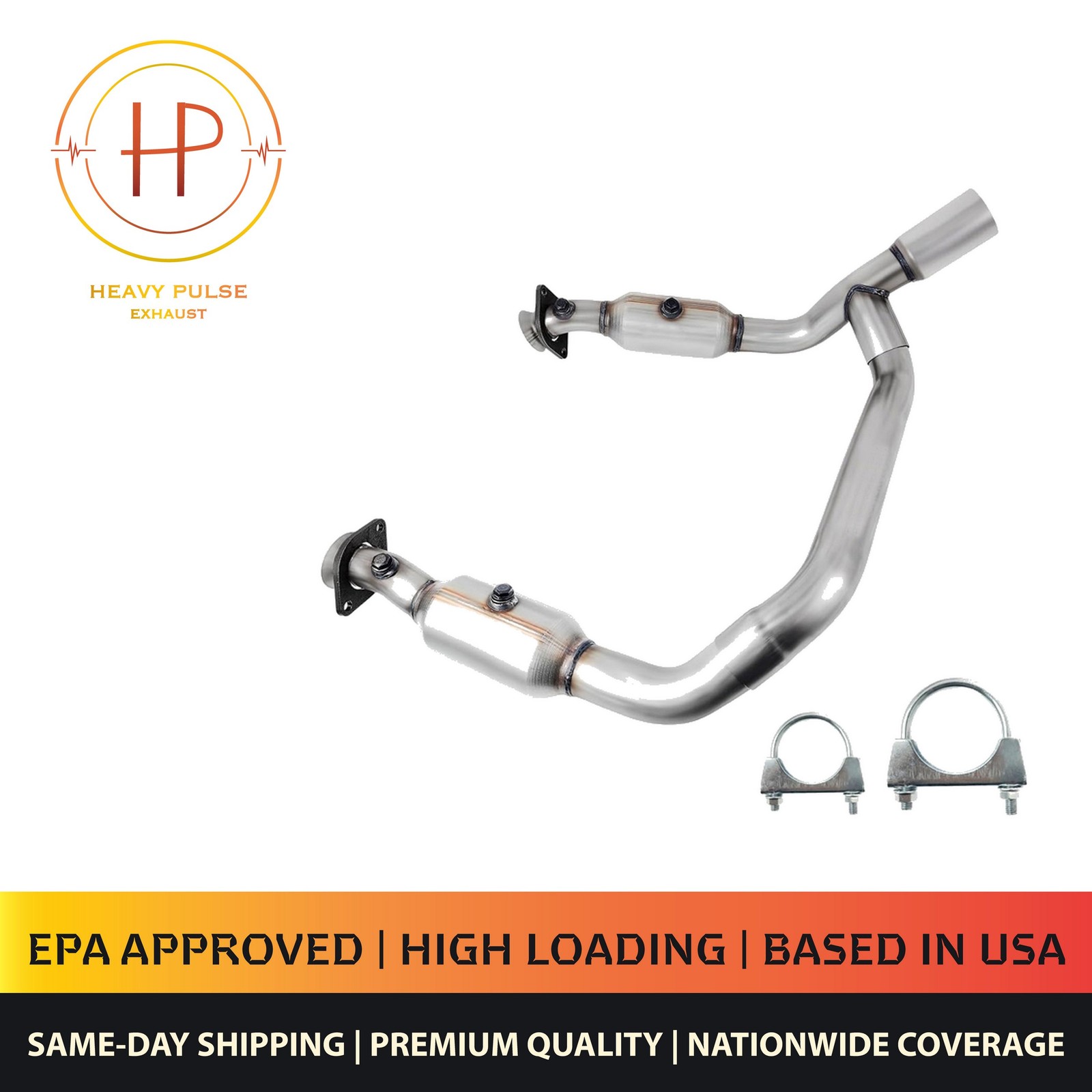 Front Catalytic Converter for 2011-2014 Ram 1500 5.7L V8 GAS OHV