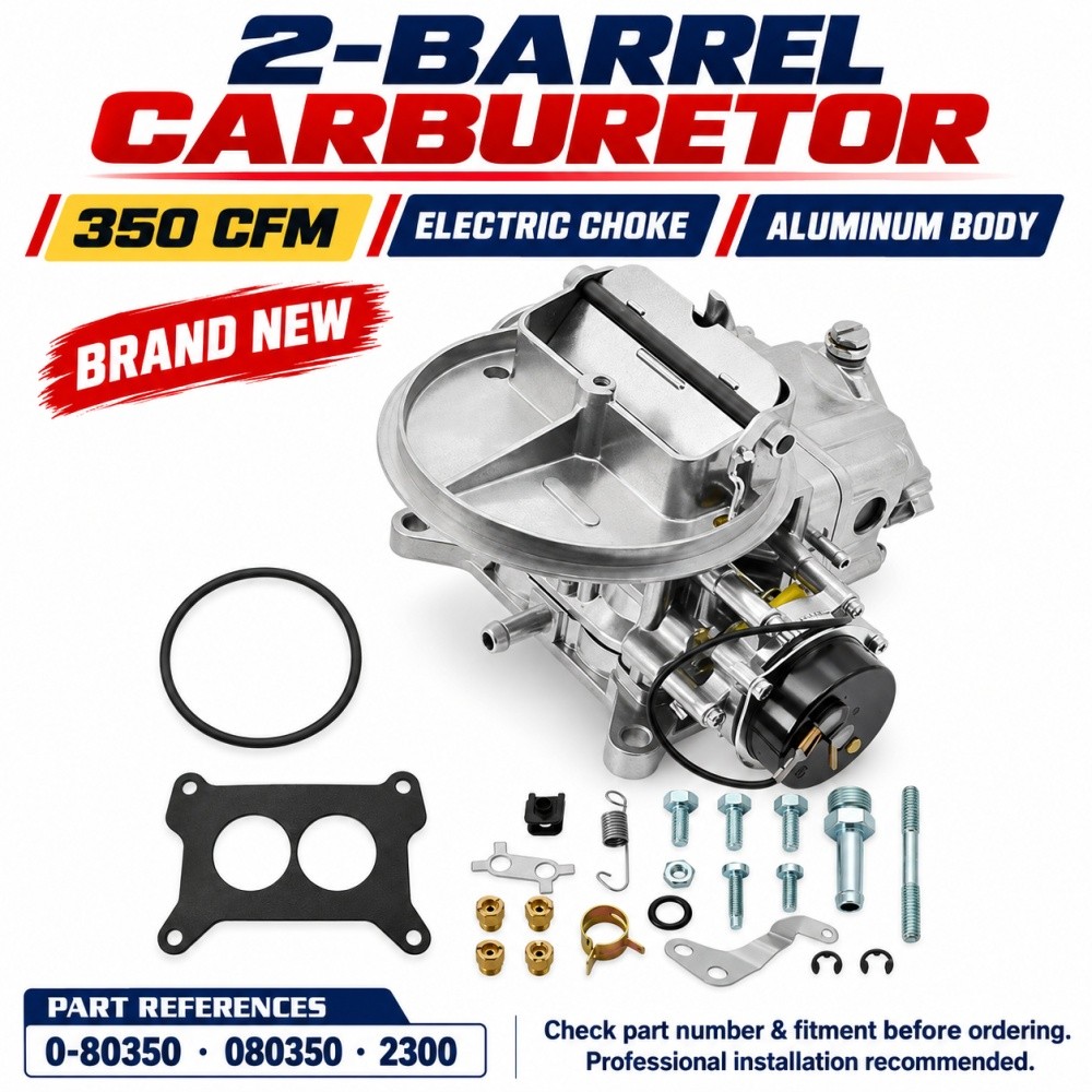 For Fit Holley 2300 0-80350 2-barrel Carburetor Electric C 350CFM Street Avenger