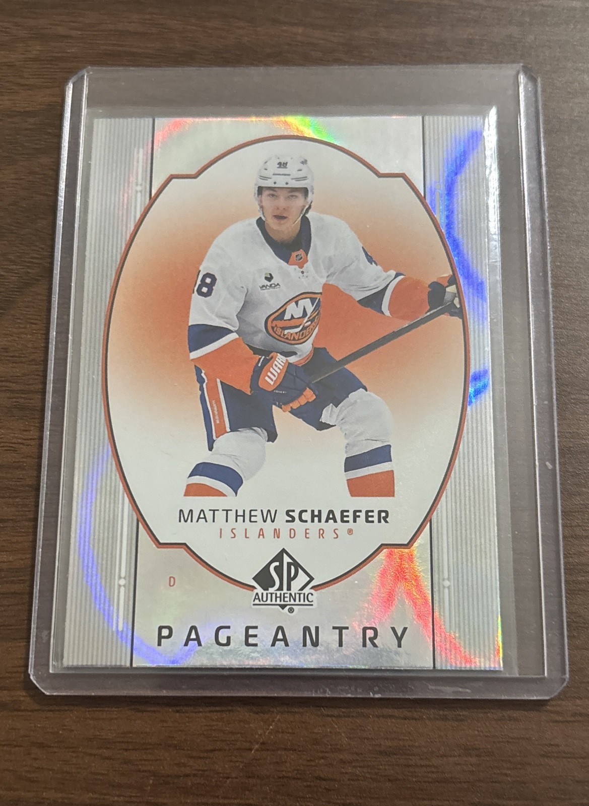2025-26 Sp Authentic - Pageantry Matthew Schaefer #P-7 (RC) 2025-26 Sp Authentic - Pageantry Matthew Schaefer #P-7 (RC)