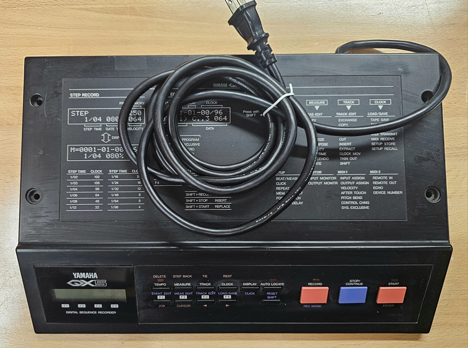 Vintage Yamaha QX5 Digital Sequence Recorder MIDI Sequencer - Tested and Working