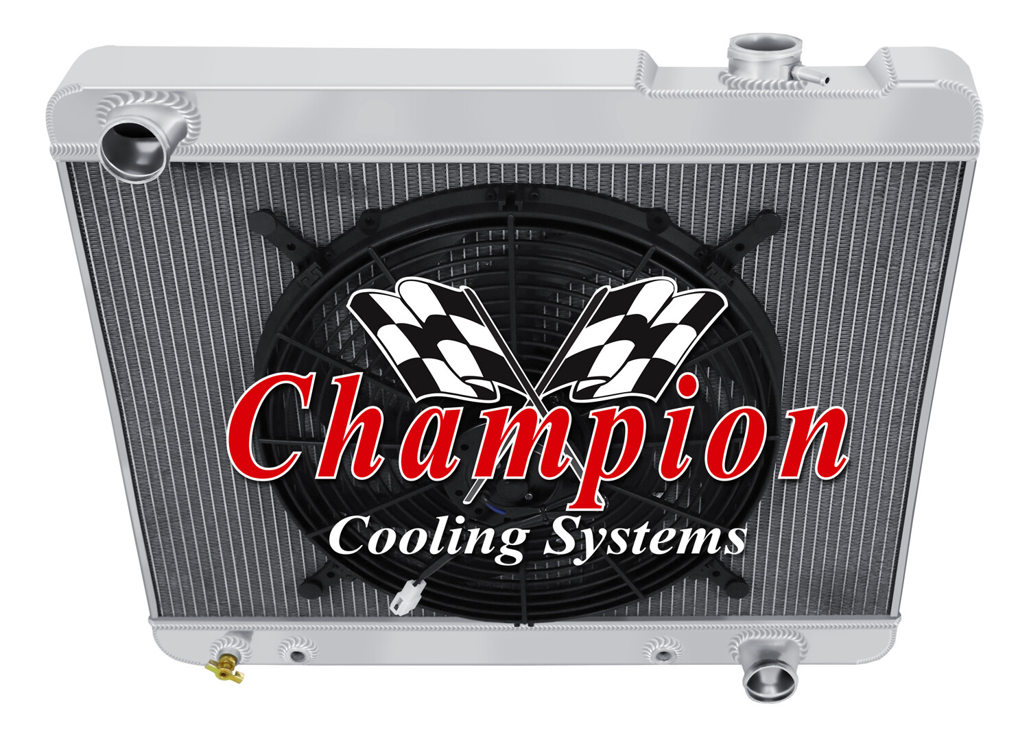 KR Champion 3 Row Radiator W/ 16\